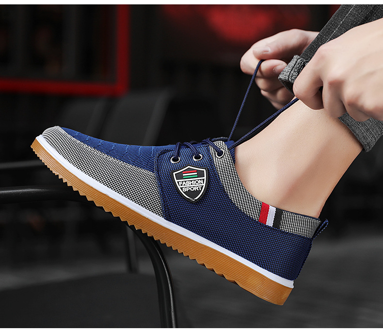 Free shipping casual shoes men canvas shoes breathable comfortable casual classic daily