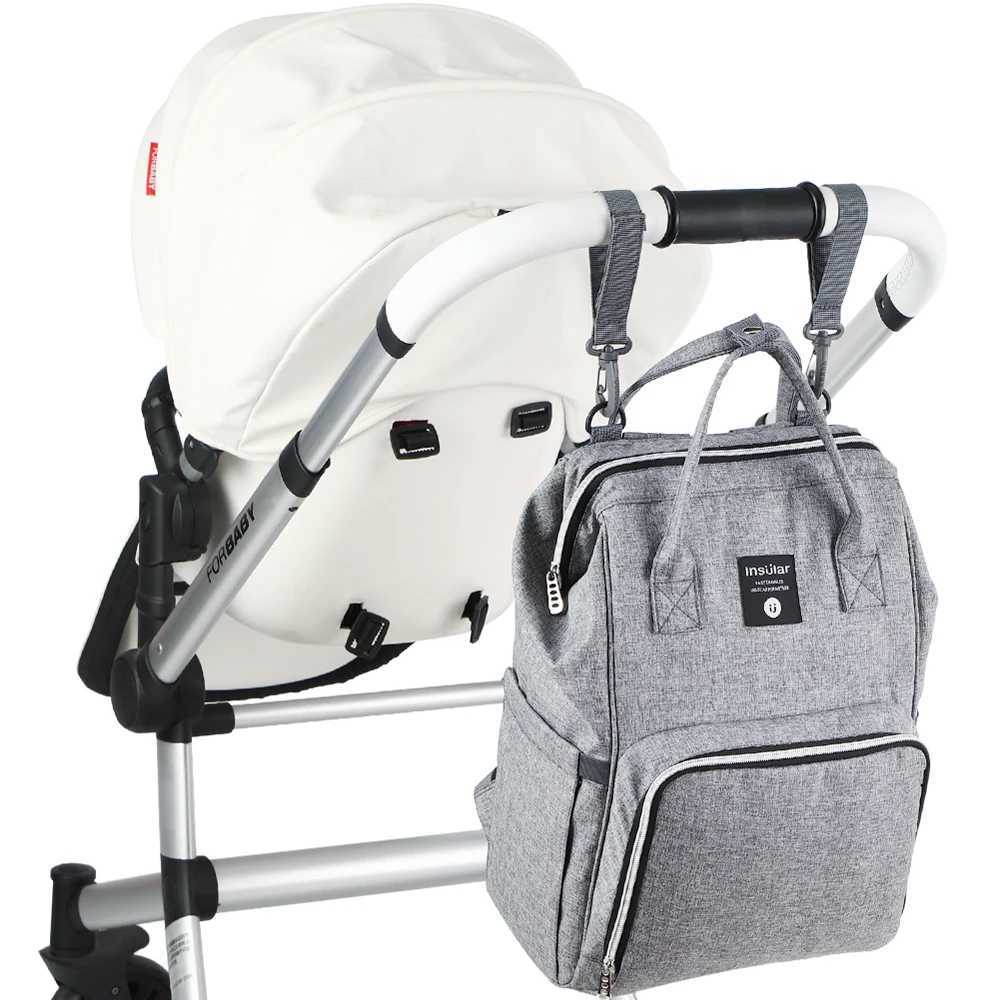 Multi functional wet dry separation pregnancy bag with large 3-bottle storage suitable for newborns to young children outdoor travel mothers W250329