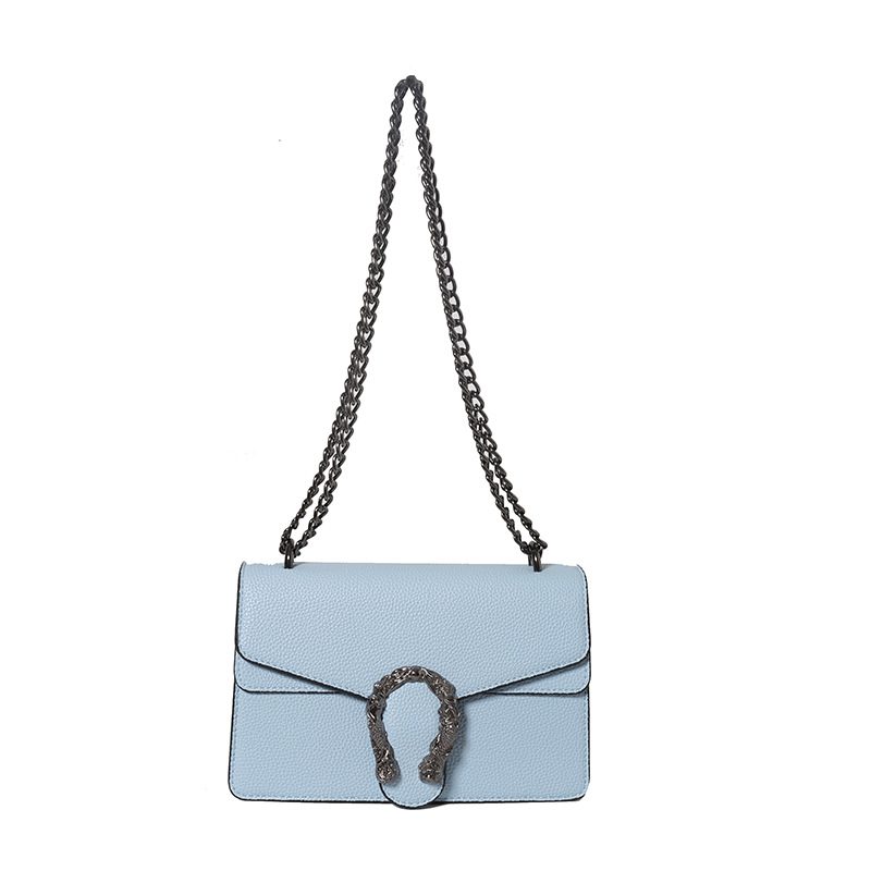 Handbag Female bridal bag Fashion single shoulder female bag lychee print chain crossbody bag 2025s hot