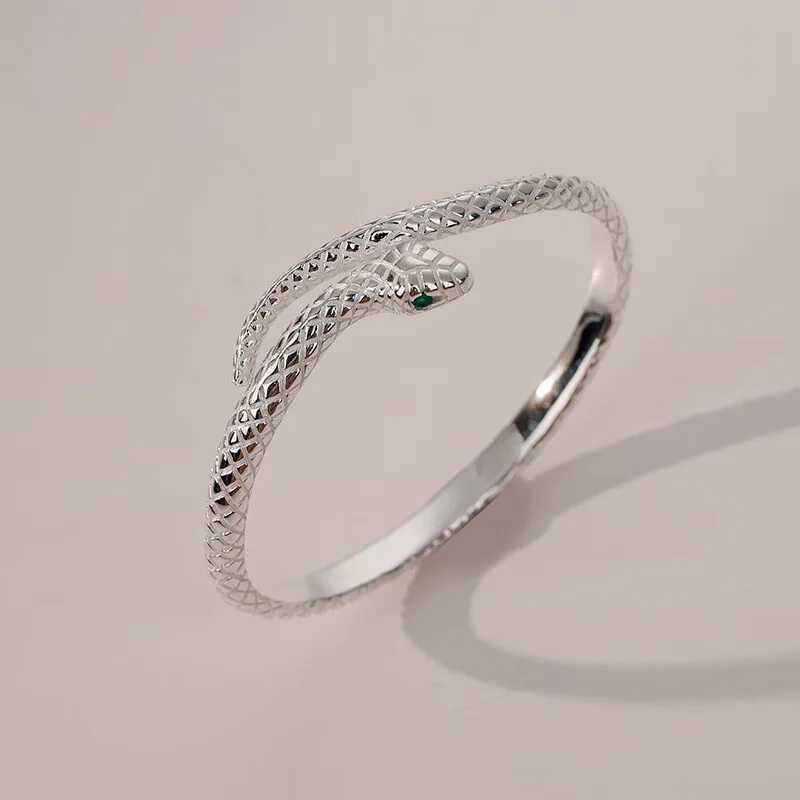 Fashion Originality Personalized Snake Open Cuff Bracelet and Bracelet Suitable for Women Fashion Girls Daily Party Jewelry Friends Creative GiftsT250