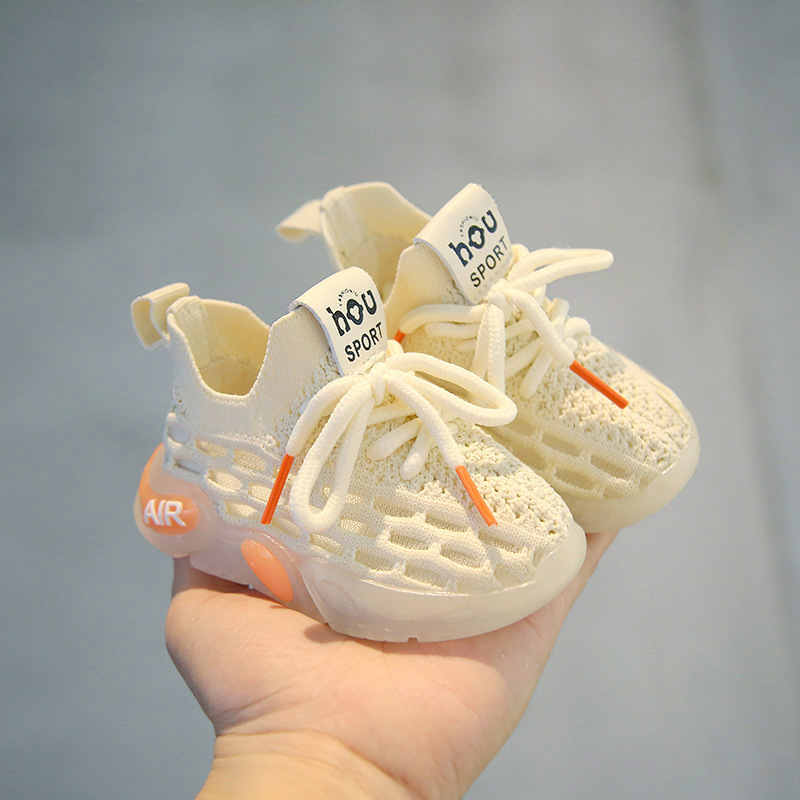 Baby Toddler Shoes Soft Breathable Knitting Infant Sneaker Light Non-Slip 0 - 6 Year Kidsnest Boy Girl First Walkers Kid Shoes Sizes US0.5C-US10C K073