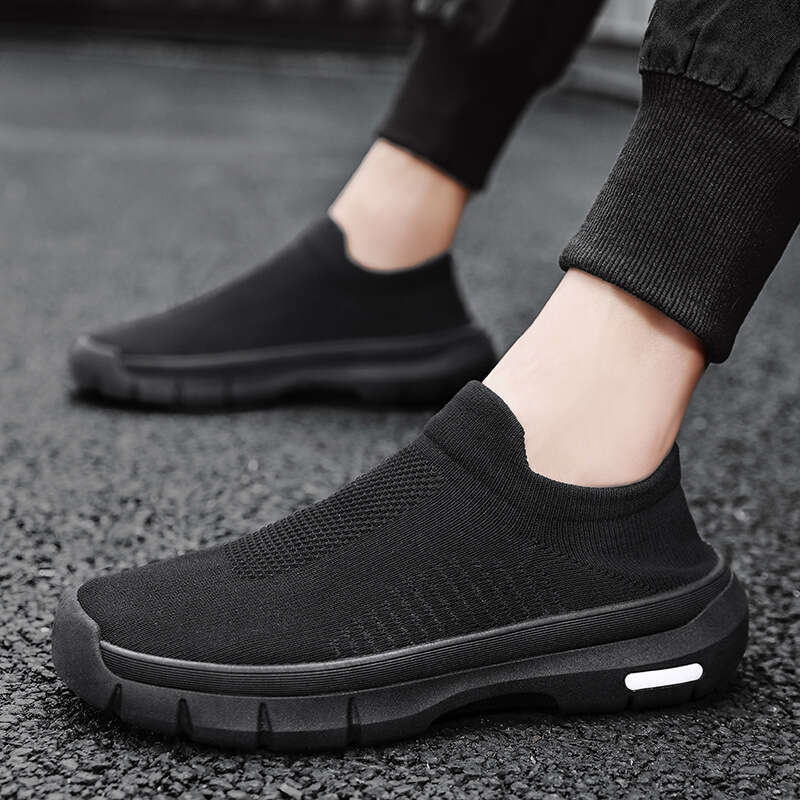 Feet fitting flying woven breathable mesh sports summer daily leisure running, travel shoes, men's street shoes