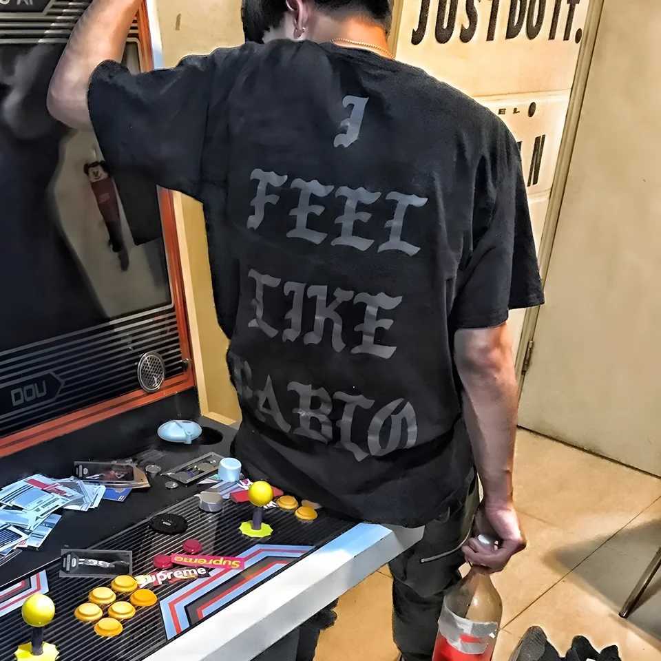 2025 Pablo T Shirt Men Women I Feel Like Print Short SLeeves Season 3 T-Shirt Hip Hop Cotton Tee Tops X250329