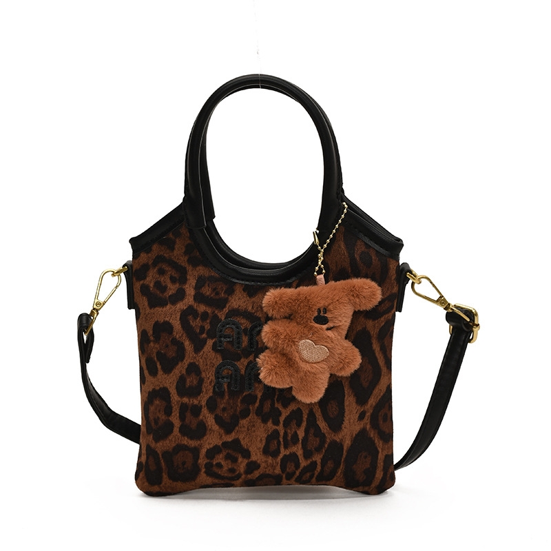 Hot selling fashion children's bag canvas denim handbag new trend senior sense crossbody bag