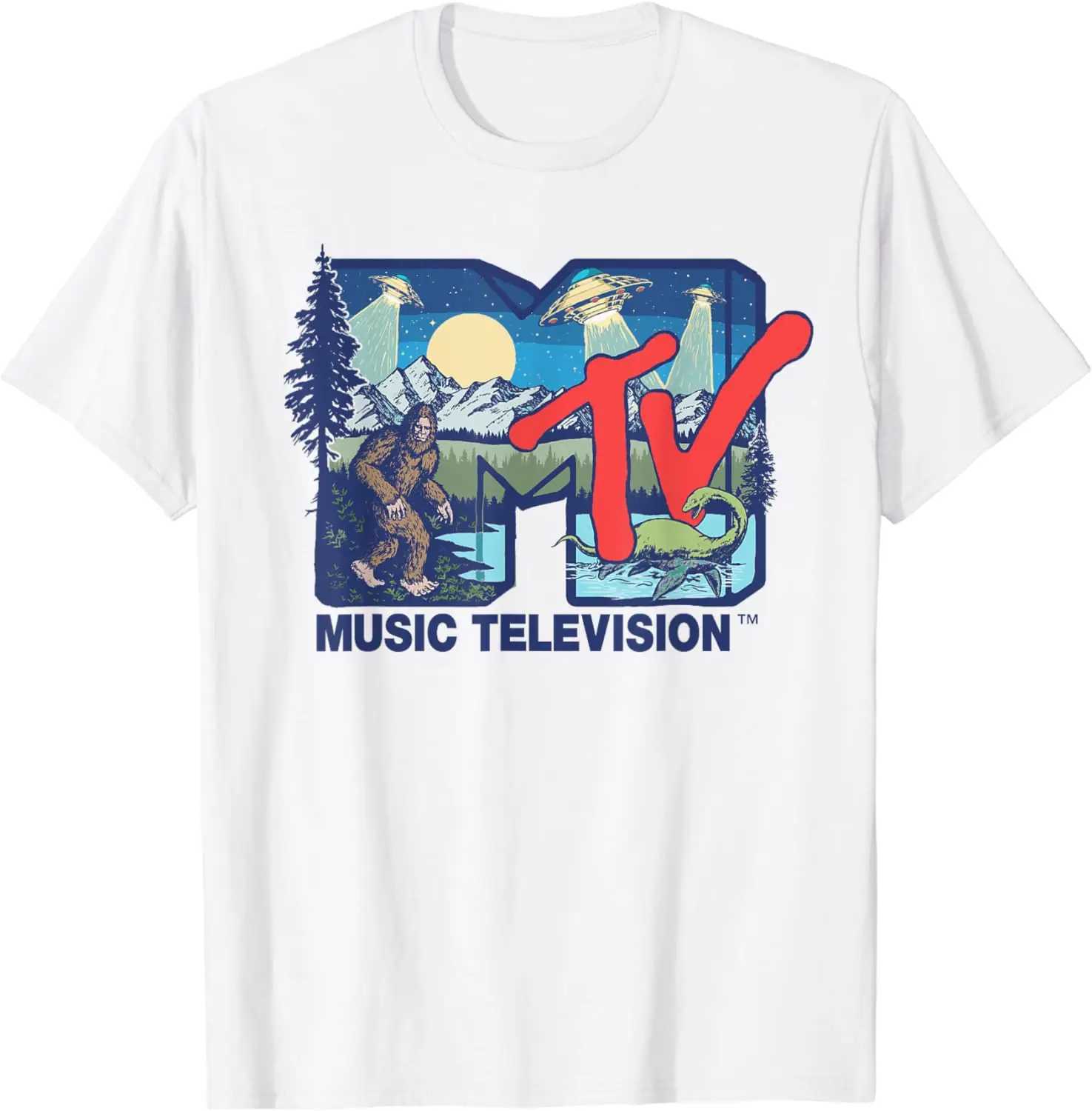 MTV - Cryptid MTV Featuring UFO Aliens Nessie T-Shirt X250329