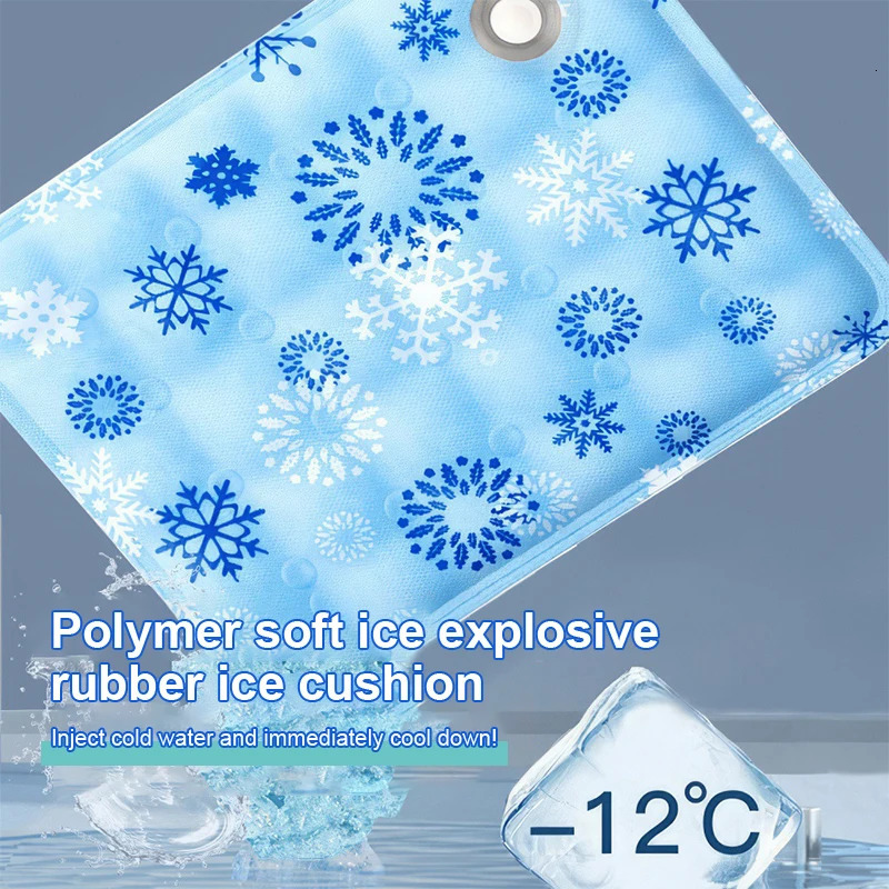 Summer Pet Cooling Mat Breathable Ice Blanket for Dogs Cats Pets Sleep Cold Bed Washable Ice Silk Pads Cushion Pet Accessories 250422