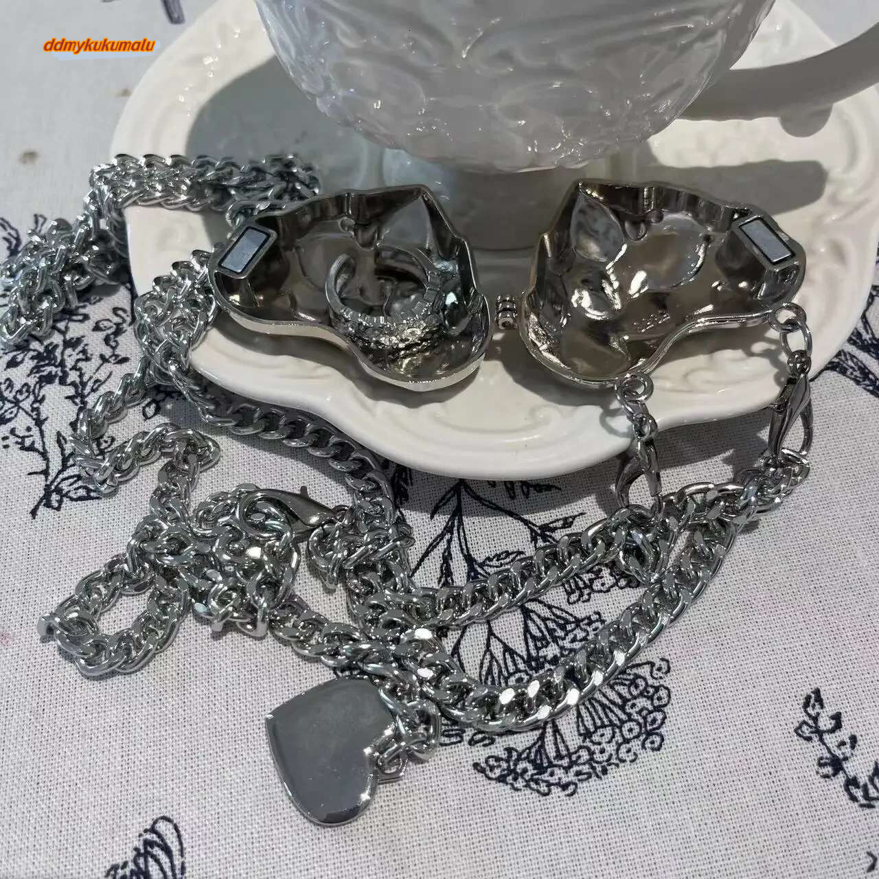 Fashionable Metal Heart Waistband Satchel Pearl Chain Crossbody Bags For Women Shoulder Bag Handbag Accessories ddmykukumalu