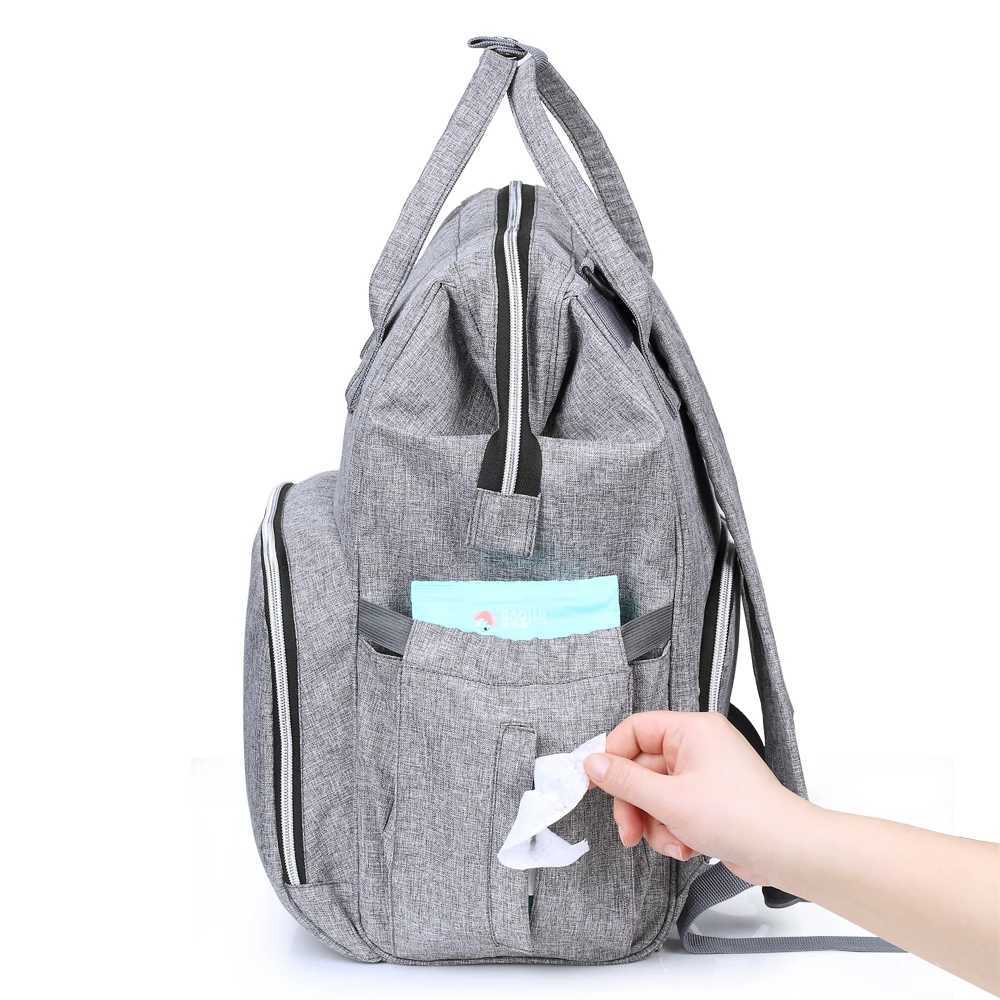 Multi functional wet dry separation pregnancy bag with large 3-bottle storage suitable for newborns to young children outdoor travel mothers W250329