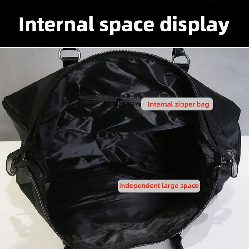 Fashion Travel bag Portable Duffle bag Short-trip Lightweight Oxford Large Size Luggage Tote Bag Handbag For Men and Women 250324