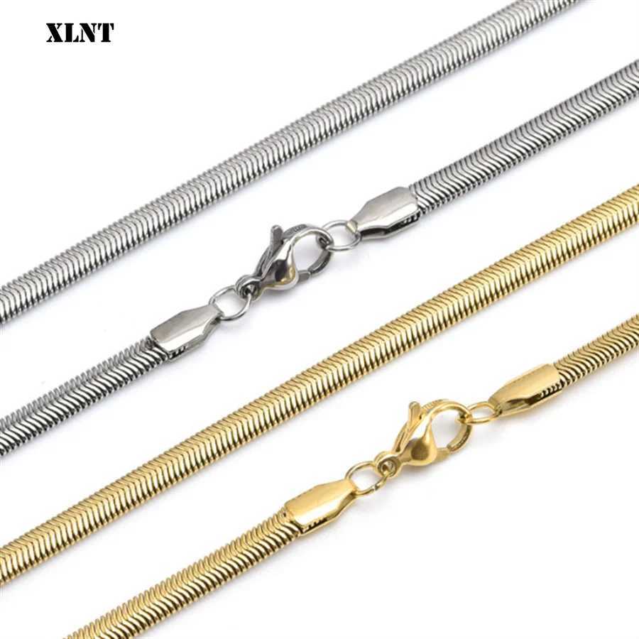 1 piece of circular snake chain necklace with a width of 1/2/3/4mm made of stainless steel chain necklace used for jewelry accessories chain link neck