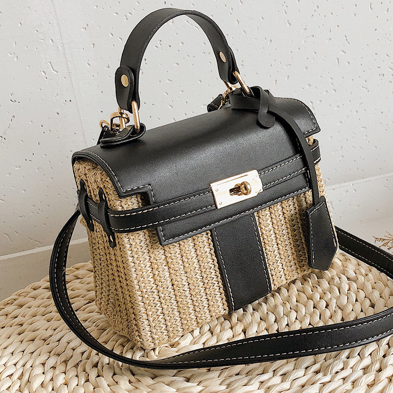 2025 Women's New Designer Bag Fashion Women's Straw Woven Bag Korean Edition Multi Functional Shoulder Slant Bag Wallet Outdoor Leisure Bag
