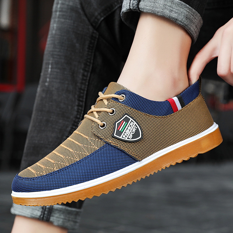 Free shipping casual shoes men canvas shoes breathable comfortable casual classic daily
