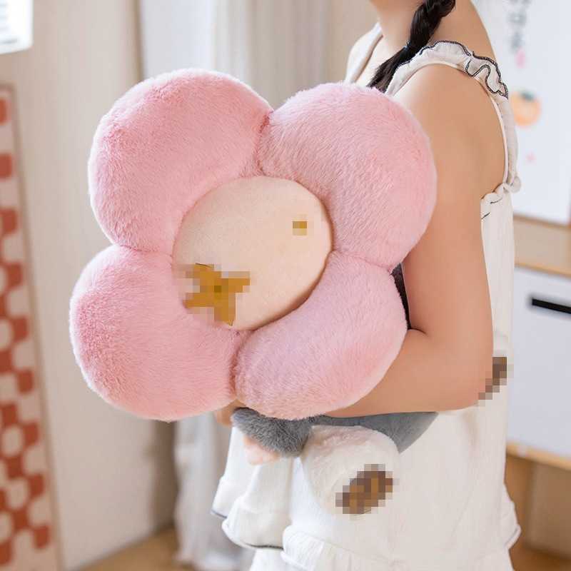 Keychains Lanyards Internet celebrity sun flower plush toy doll doll pillow girlfriend sleeping hug Christmas gift H25325