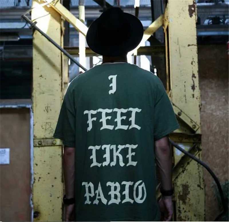 2025 Pablo T Shirt Men Women I Feel Like Print Short SLeeves Season 3 T-Shirt Hip Hop Cotton Tee Tops X250329