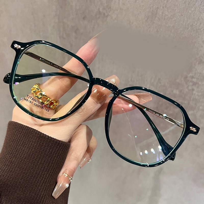 free shipping Ultra-lightweight, oversized cold brown glasses summer