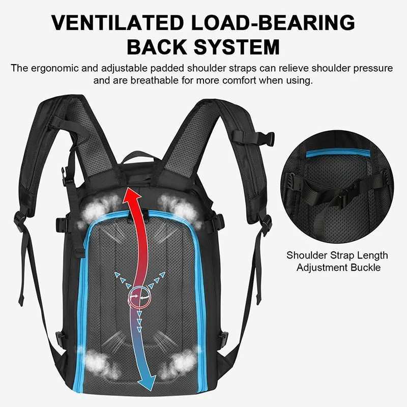 Geestock 50l ski bag large acidic ski bag waterproof and breathable ski boot bag storage user outsourcing W250329