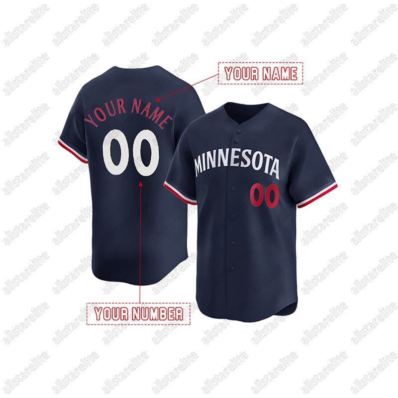 Carlos Correa Custom Baseball Jersey Byron Buxton Royce Lewis Pablo Lopez Personalized Embroidered Letter Number Design Mens Womens Youth