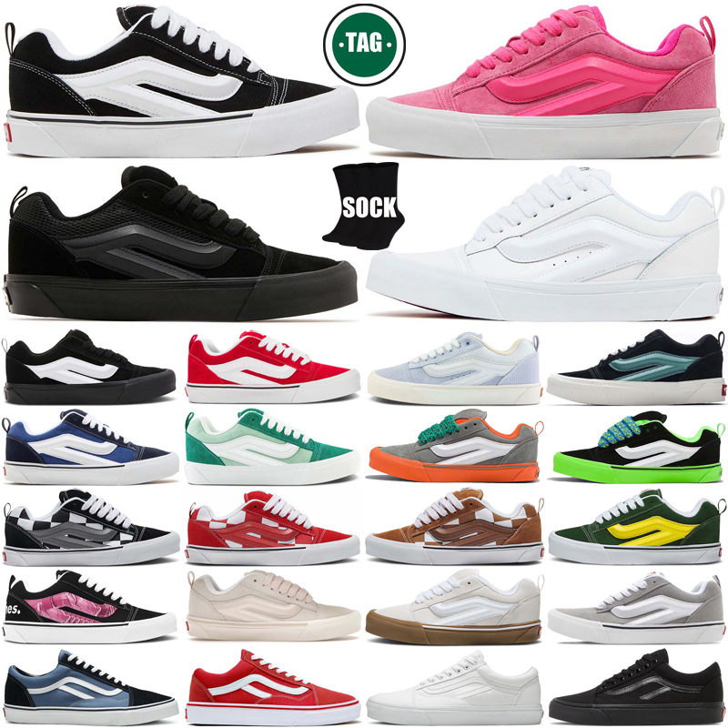 Designer vanse van knu skool vanes sneakers Shoes chaussure for mens womens white men trainers scarpe Plate-forme casual luxury original