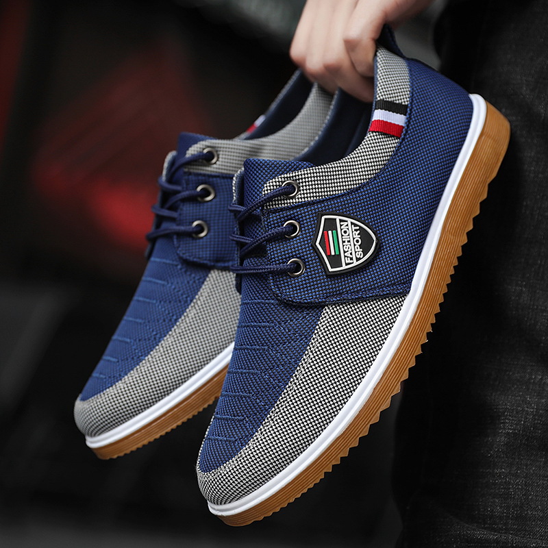 Free shipping casual shoes men canvas shoes breathable comfortable casual classic daily