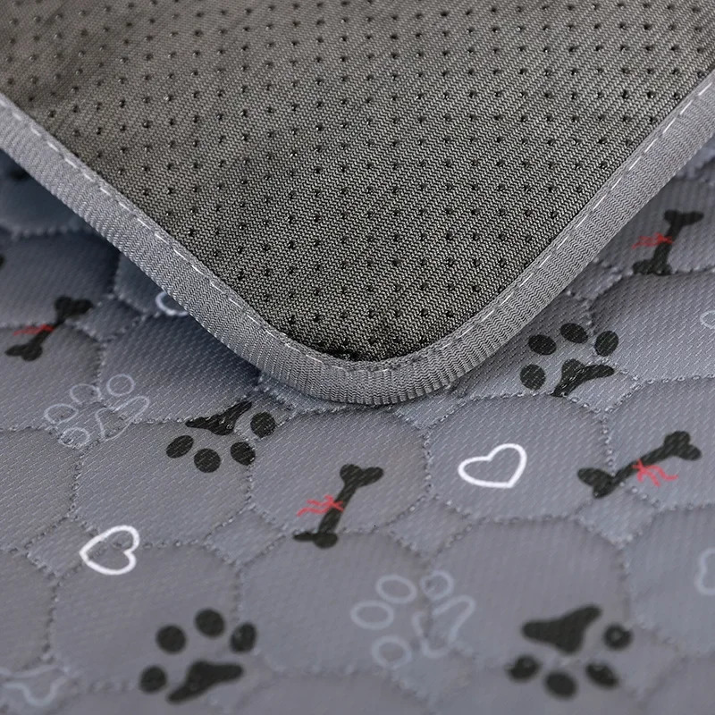 Reusable Dog Pee Pad Blanket Absorbent Diaper Washable Puppy Training Pad Pet Bed Urine Mat for Pet Car Seat Cover Pet Bed 250422