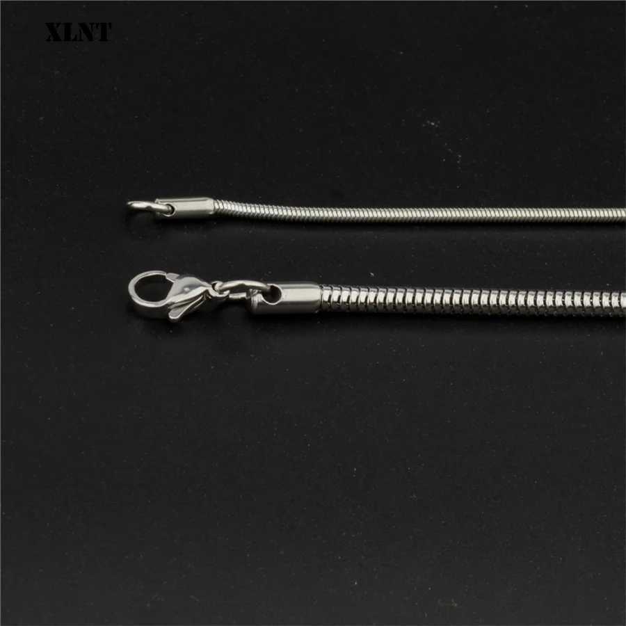 1 piece of circular snake chain necklace with a width of 1/2/3/4mm made of stainless steel chain necklace used for jewelry accessories chain link neck