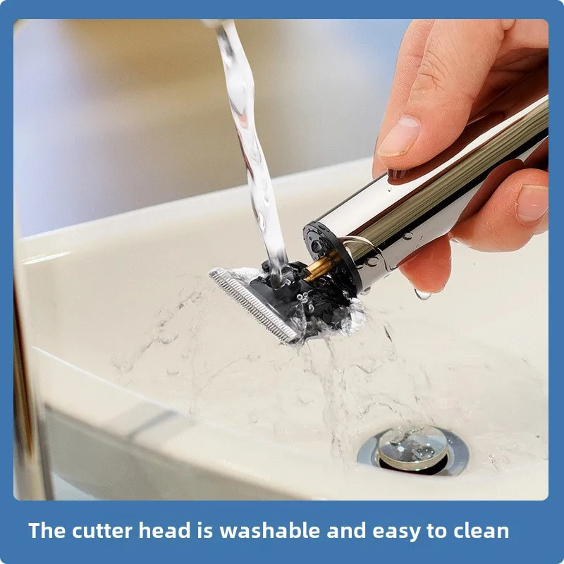Mens Professional Hair Clipper USB Charging Electric with Guide Comb Retro 250326 C260312