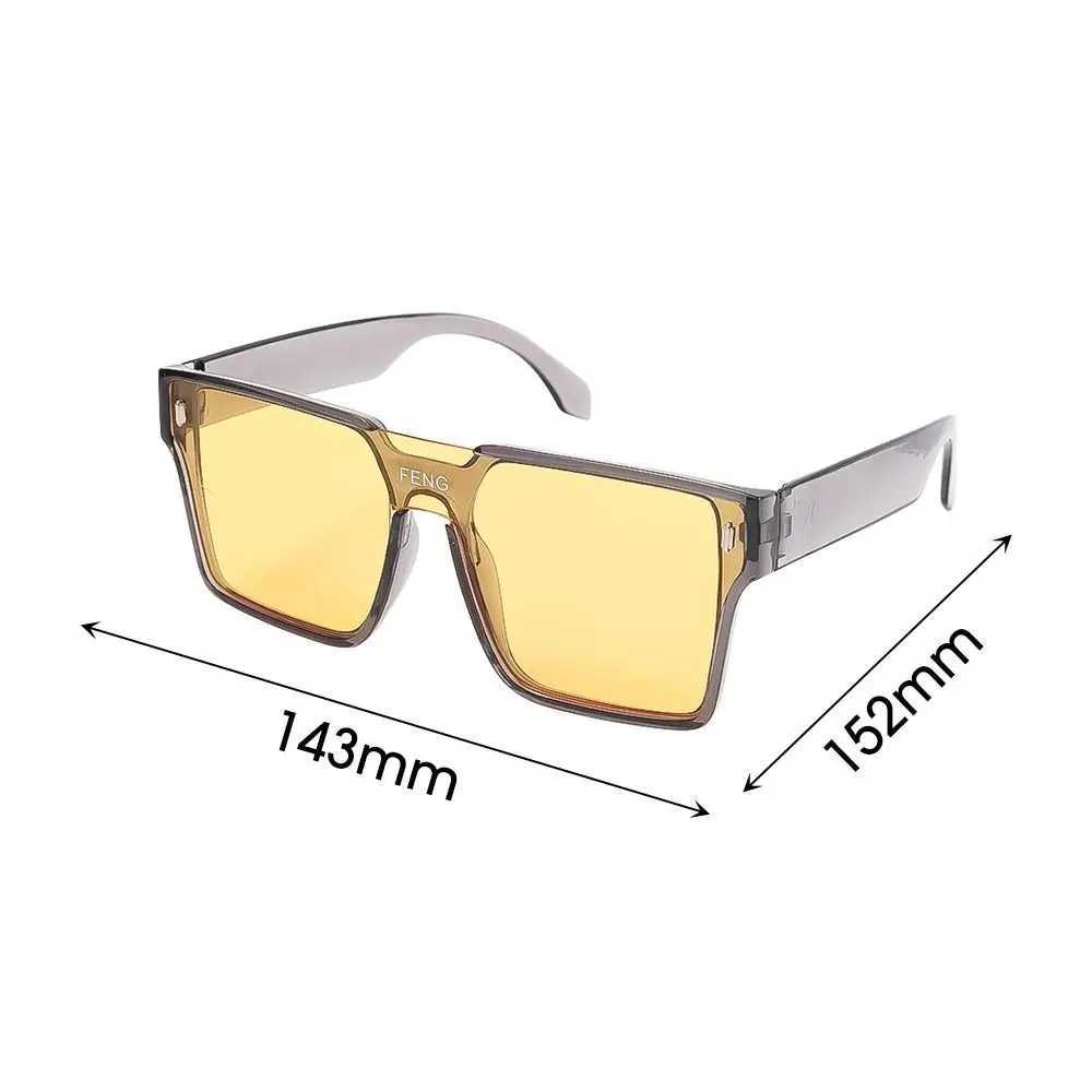 Fashion large frame oversized sunglasses UV400 protective performance shadow camping fishing stage childrens sunglassesT25041166