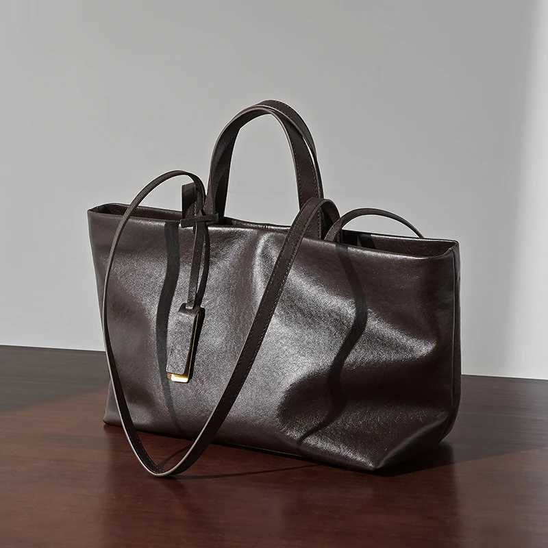 Designer bag Hifashion denim leather shoulder womens 2025 luxury designer work bag shopping womens handbag Y250328