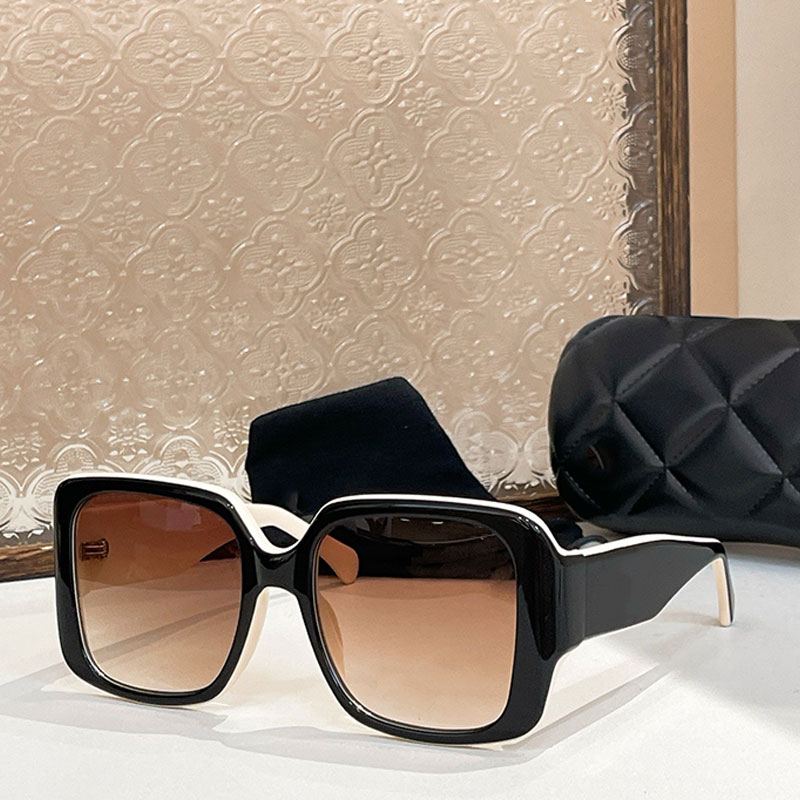 25ss Summer New Women Square Sunglasses Designer Classic Large Square Unique Color Frame Personalized Cool Street Style Womens Sunglasses CH6069