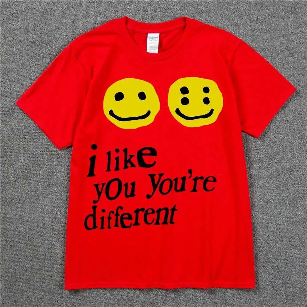 19SS CPFM XYZ Tshirt Graffiti Smile Face CPFM.XYZ W.W.C.D I LIKE YOU 2025 Hip Hop Streetwear TEE CPFM T-shirts Men Women X250329