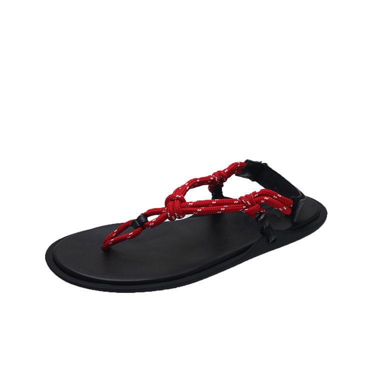 designer shoes 2025 new Niche flat French toe-ring sandals fairy shoes spring, black retro match with skirts Roman shoes