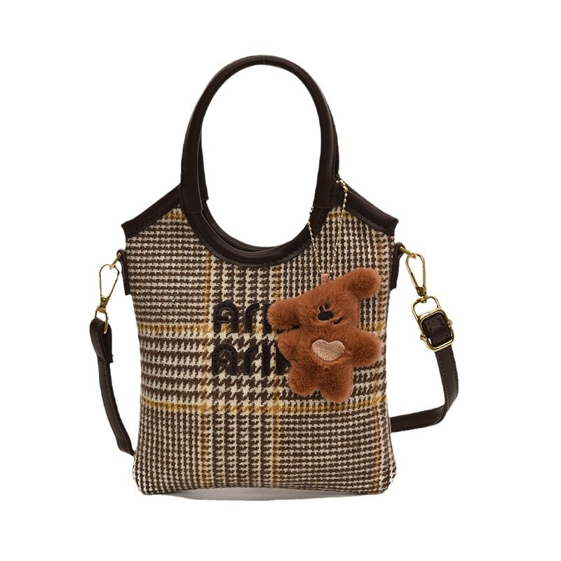 Hot selling fashion children's bag canvas denim handbag new trend senior sense crossbody bag