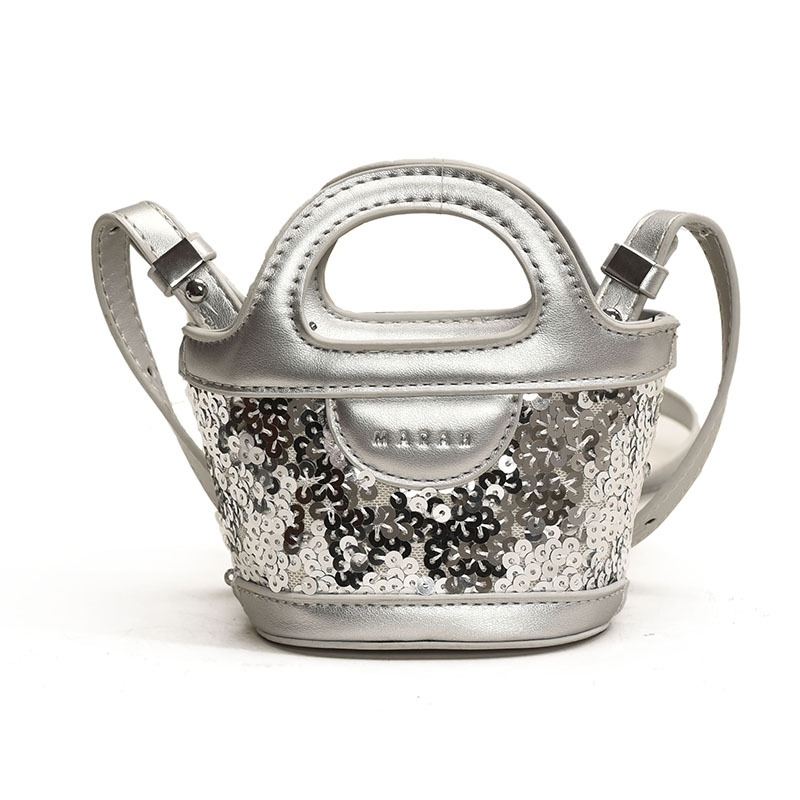 Hot selling fashion niche everything with sequins girls carrying small bags personality trend baby purse