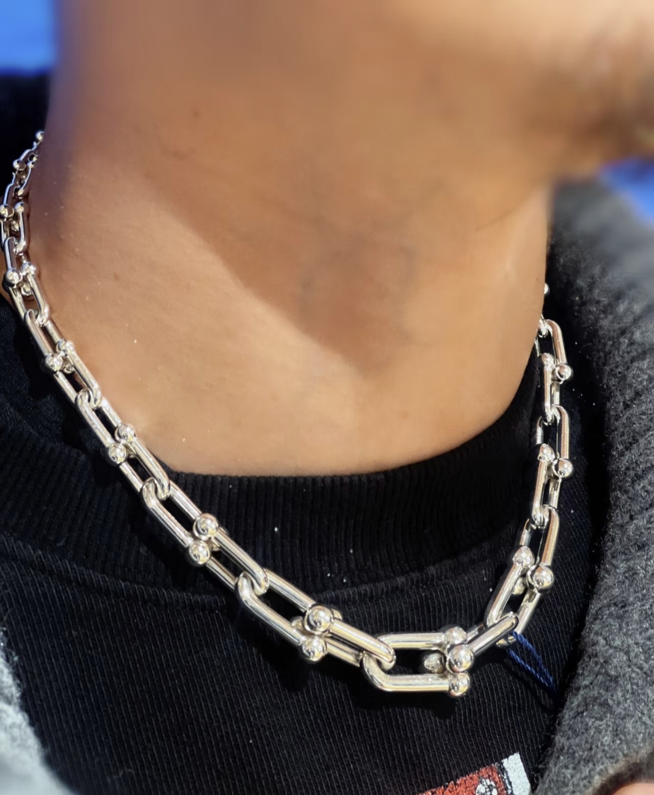 classic gold 925 silver plated chain clovers necklace bracelet Gradual change designer hard jewelry bracelets ring for women men girl wife couple fashion designer