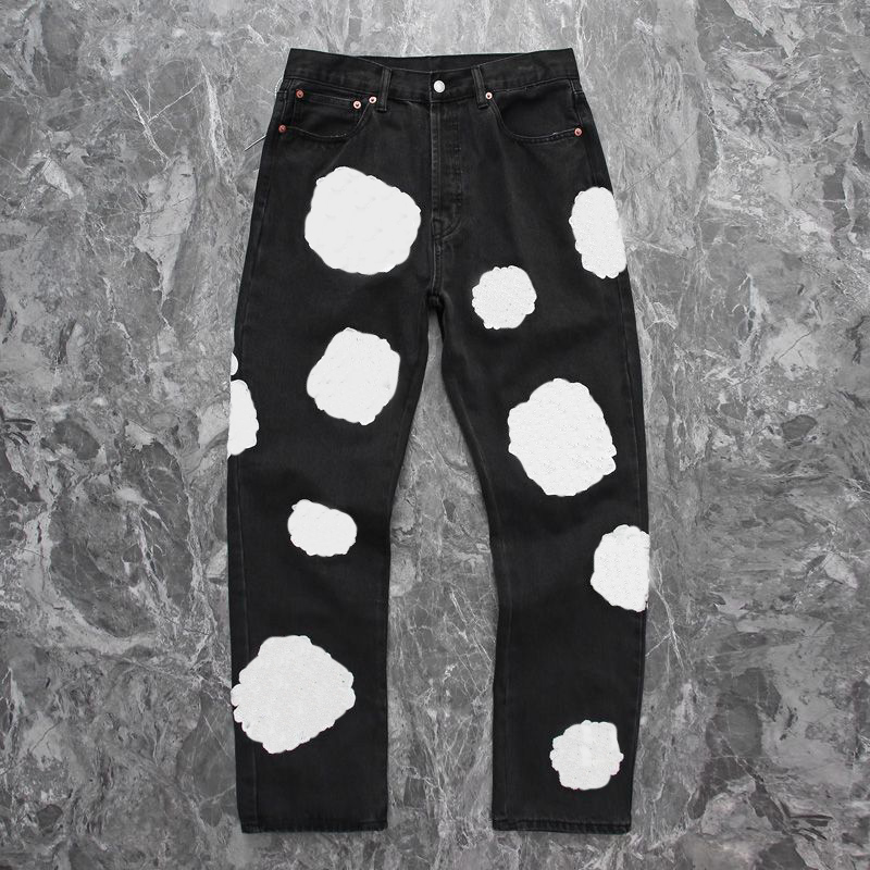 Men's Classic Straight-Leg Jeans Trousers Pants for Autumn 23FW Straight Fit Casual Pants Stylish Embroidery Embroidered Logo Aug 14th