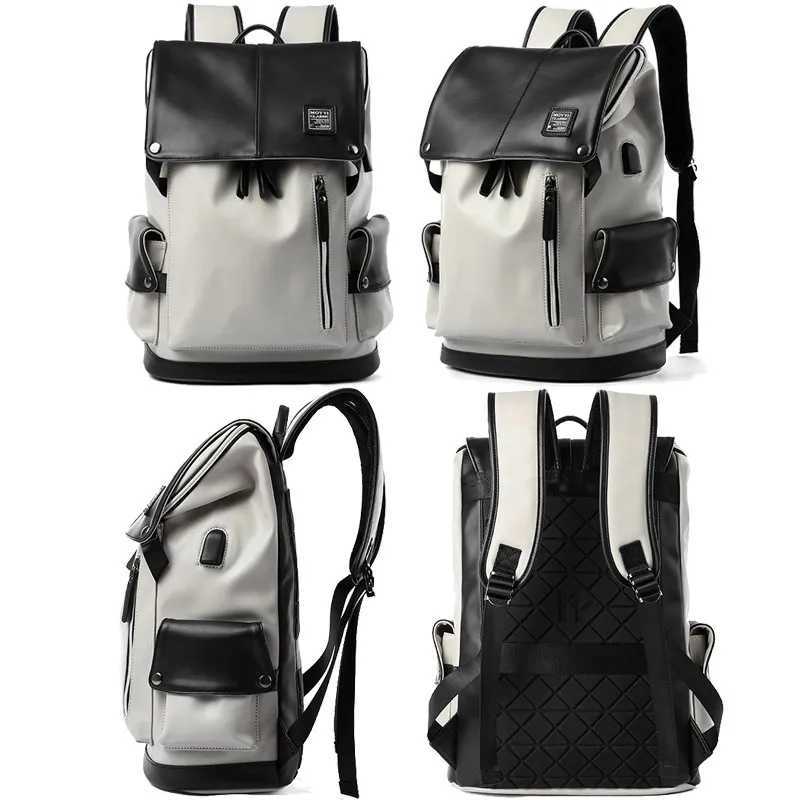 High quality adult pack mens casual travel waterproof bag with USB charging 15.6-inch Mochilas laptop suitable for teenagers W250329