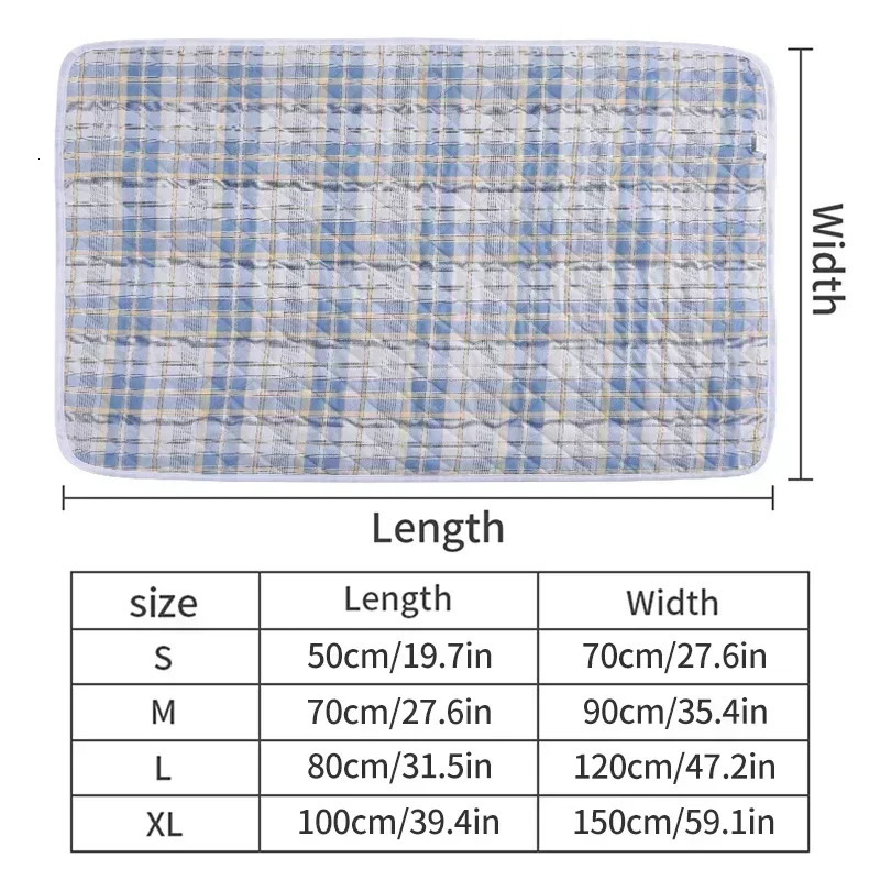 Dog Pee Pad Reusable Diaper Mat Washable Puppy Training Urine Absorbent Environment Protect Mattress Cat Bed Car Seat Cover 250422