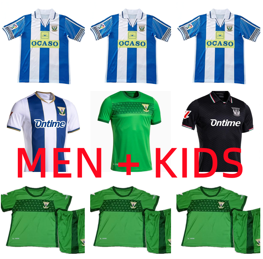 24 25 CD Leganes soccer jerseys 1998 1999 2000 retro BUSTINZA M. JOSE ARNAIZ J.AVILES maillots football shirts 2024 2025 BORJA GARCES QUINTILLA Camiseta de Futbol kids