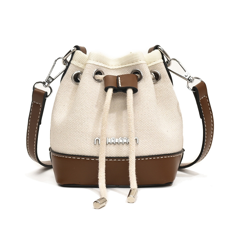 Hot selling trend mini bucket bag Fashion Alphabet Girl Crossbody lipstick coin purse