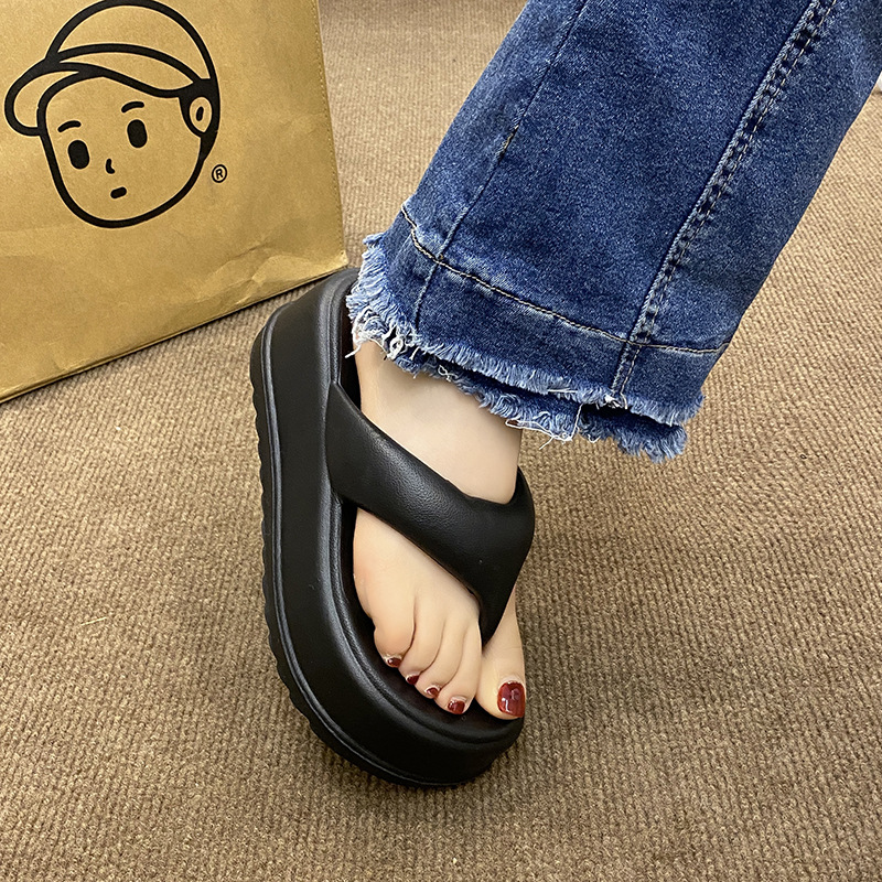 Thick soled sandals Designer slippers Flip-flop free Shipping Height increasing anti-skid slippers Slope outdoor cooldown sandal 2026 NEW