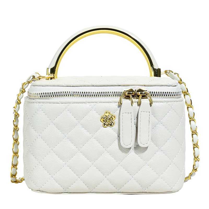 Top Quality Brand High Quality New Style Free Delivery Designer Bag Bag 2025 New Womens Large Capacity Dia Grid Shoulder Diagonal Cross Handheld Small