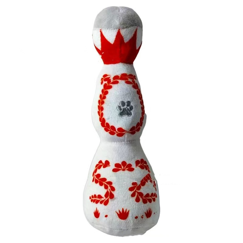 Dog Tequila bottle Unique Squeaky Parody Plush Dogs Toys Designs Priceless Capsule Gift Fashion Hound Collection Pawrses and Pawbags Thinking Outside 