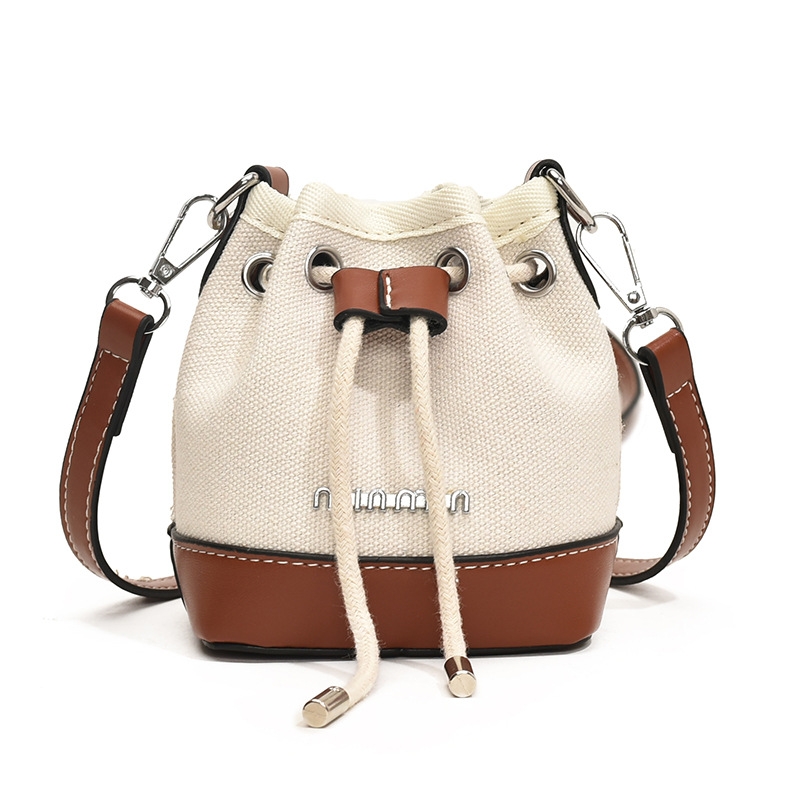 Hot selling trend mini bucket bag Fashion Alphabet Girl Crossbody lipstick coin purse