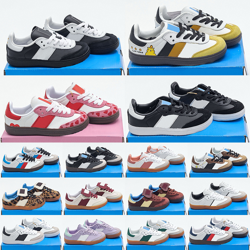 Designer Kids Shoes Casual Running Boys Sneakers Children Youth Big Kid Shoe Toddlers Preshcool Runner Gum Outdoor Trainers Black White Girls EUR 24-37