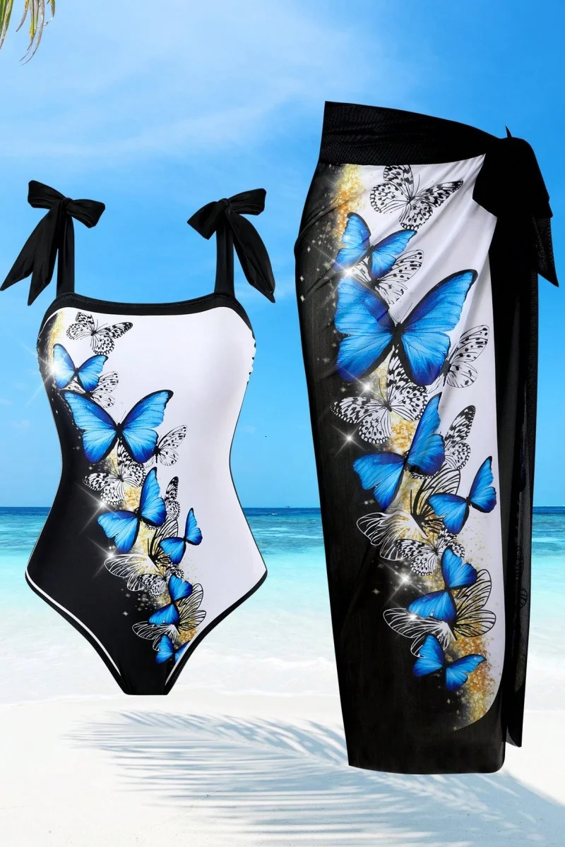 Womens onepiece swimsuit plus size push up large floral swimming beach suit with cover 250322Z