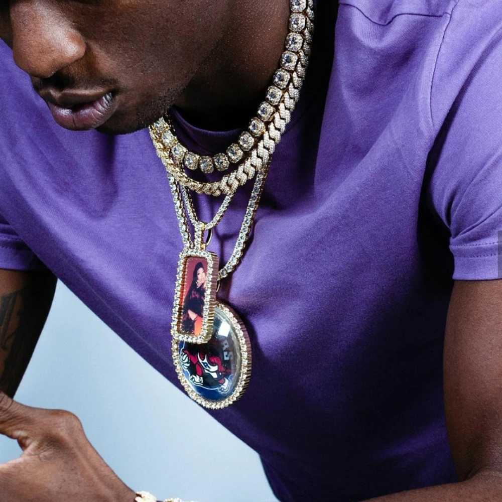 Hip hop tennis chain necklace suitable for men women ice point glitter CZ stone fashionable jewelry 3MM 4MM 5MM thin chain spring buckle Y250329