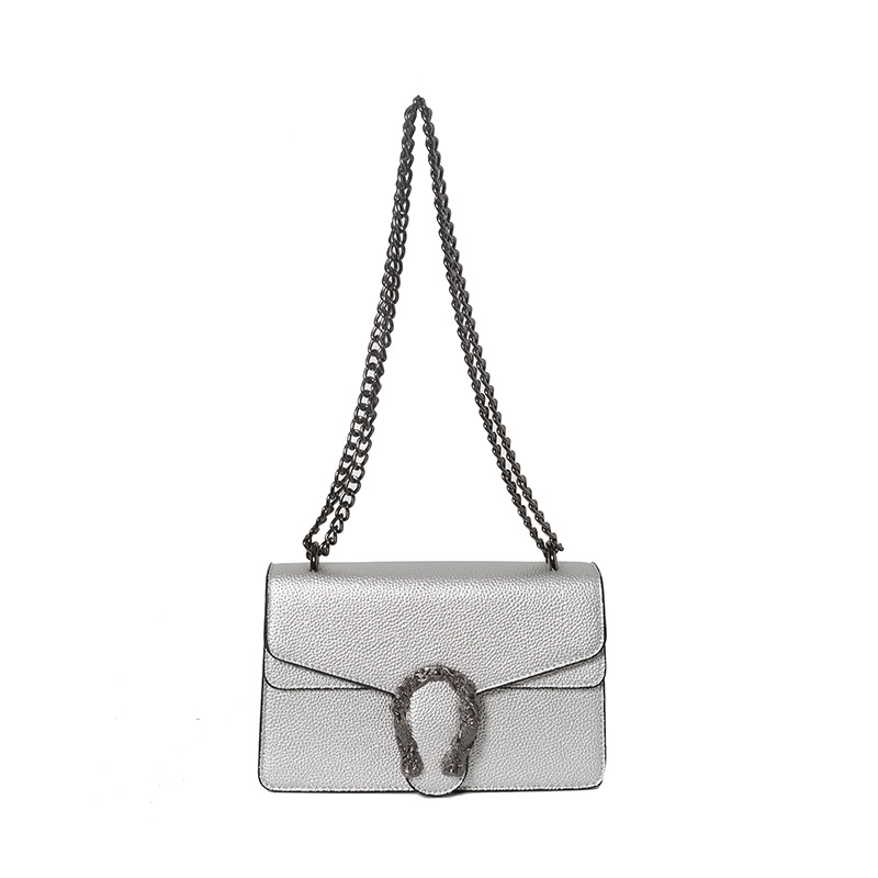 Handbag Female bridal bag Fashion single shoulder female bag lychee print chain crossbody bag 2025s hot