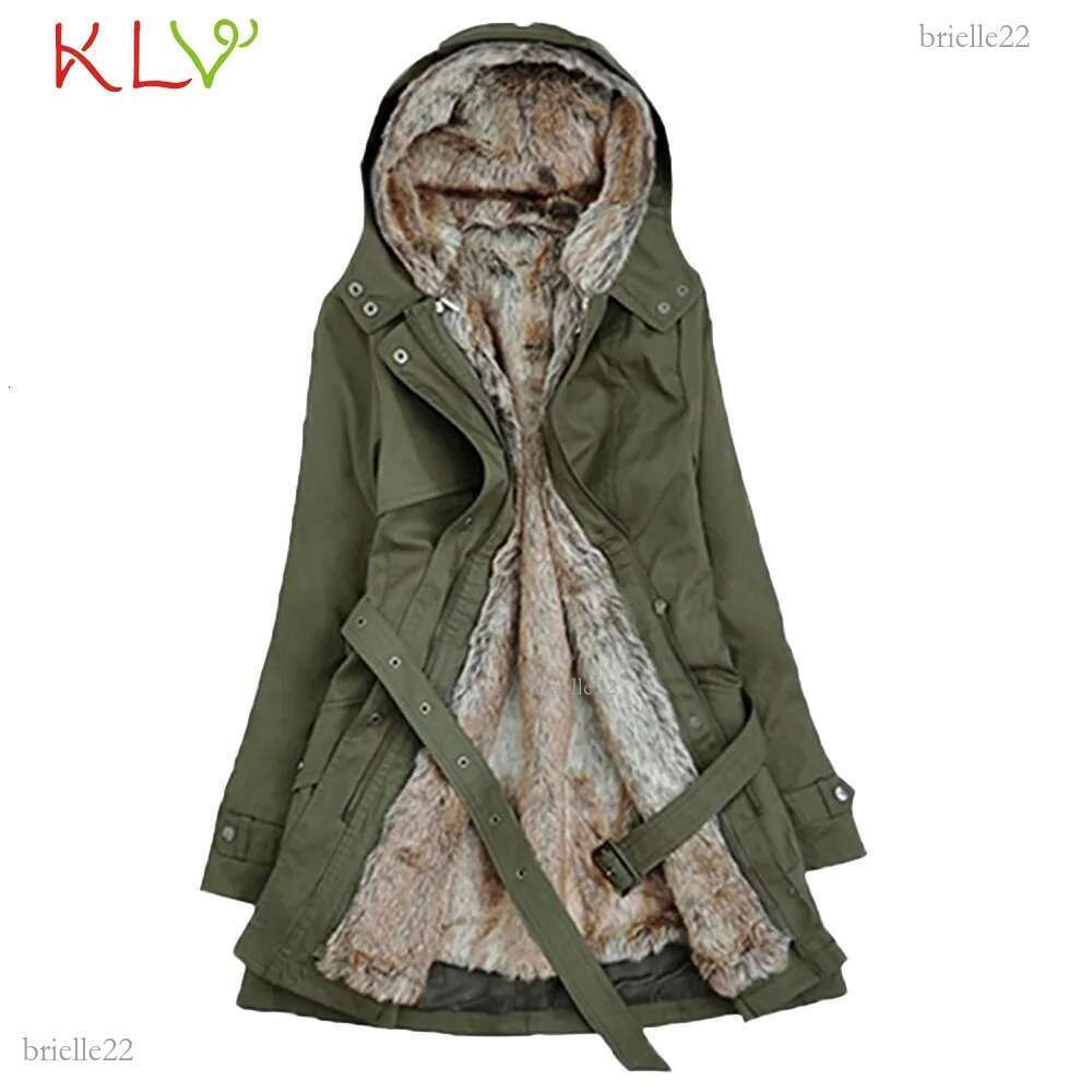 Wholesale-Women Jacket Winter Long 2018 Fur Wool Liner Hooded Parka Thick Plus Size Ladies Chamarra Cazadora Mujer Coat For Girls 18Oct23