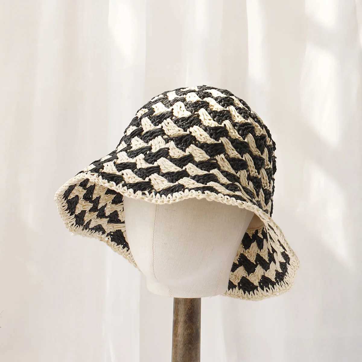 NEW 2024 Wens Straw Hats crochet hat bucket hat UV Protection Sun Visor beach hat Wen Visors Ladies hat Wen Summer hat Cap X2503291