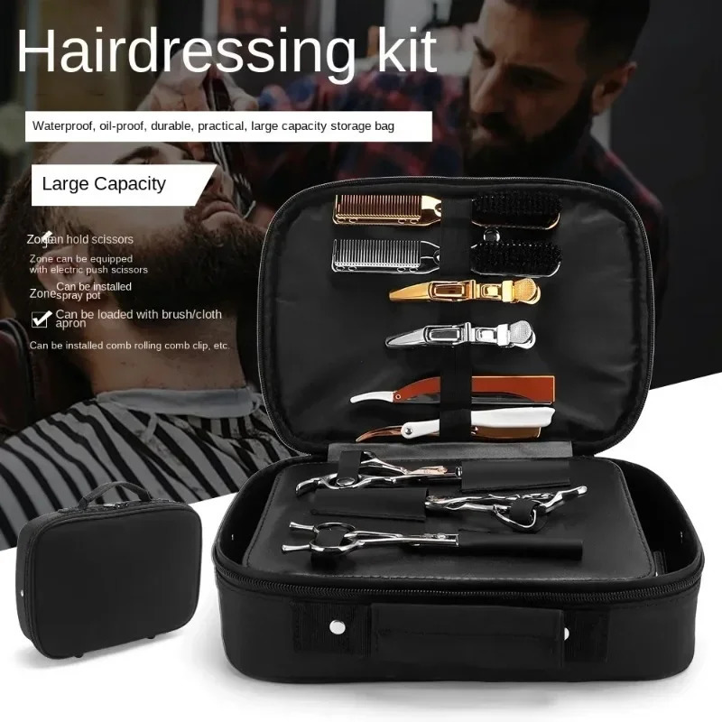 Barber Hair Bag Professional Hair Comb Tool Storage Bag Makeup Travel Box Salon Accessories Wholesale 250324